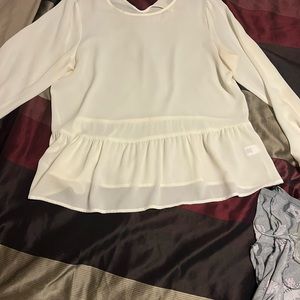 Cream blouse